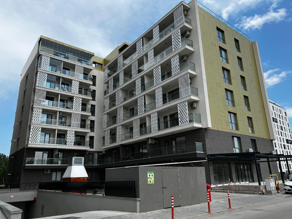 Grand Mamaia Lake Apartments Констанца Экстерьер фото
